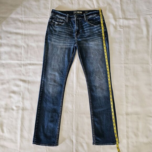 BKE Denim Men's Blue JAKE Straight Leg Denim Jeans Size 34R - Picture 13 of 13